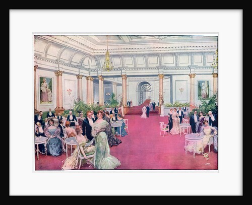 The foyer at the Savoy Restaurant, London by Max Cowper
