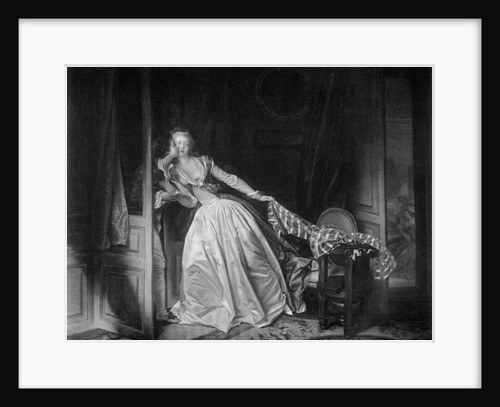 The Solen Kiss by Jean-Honore Fragonard