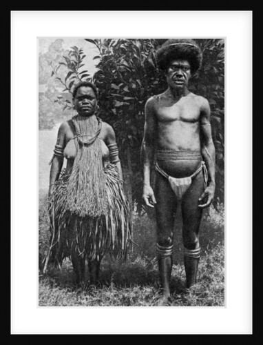 Grief for the dead shown by hempen halters, New Guinea by Thomas McMahon