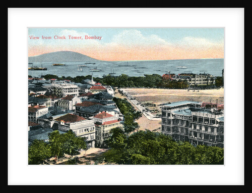 View from the Clock Tower, Bombay, India by Anonymous