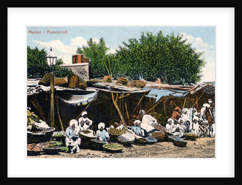 Market, Rawalpindi, India by Anonymous