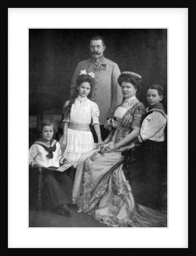 Archduke Franz Ferdinand of Austria and his family by Anonymous