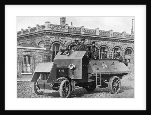 British armoured vehicle, First World War by Anonymous