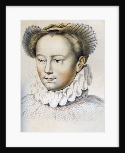 Marguerite de Valois (1553-1615), queen consort of Henry IV of France by Franz Kellerhoven