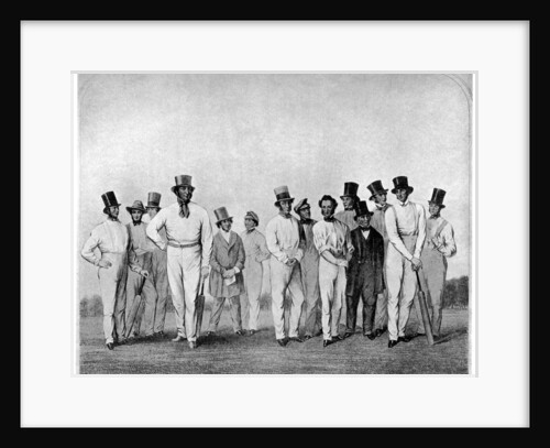 The English cricket eleven of 1846 by Anonymous