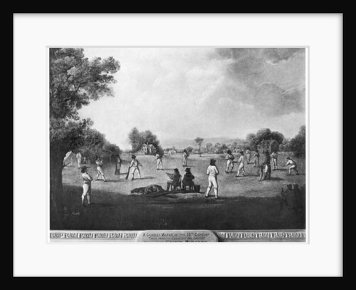 A cricket match by George Morland