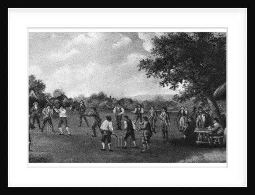A country cricket match by Henry Dixon