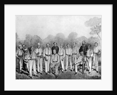 The first English cricket team to visit Australia by Anonymous