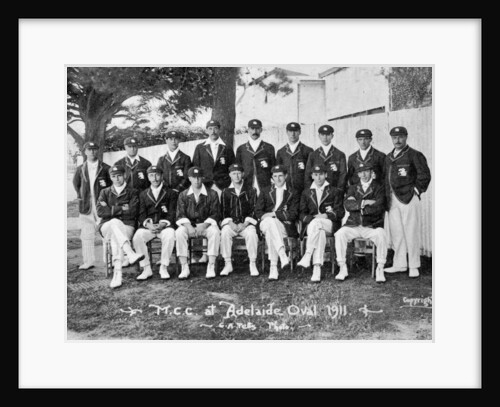 The Australian-touring English cricket team of 1911-1912 by CA Petts
