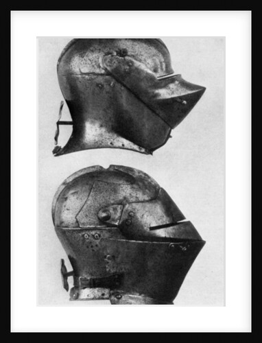 Spanish and Italian helmets by Anonymous