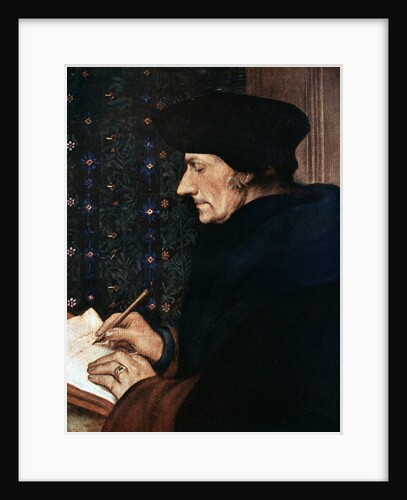 Desiderus Erasmus (1497-1543), Dutch humanist and scholar by Hans Holbein The Younger