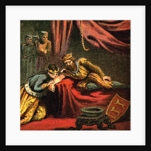 Edward of Woodstock, Prince of Wales, with his wife, Joan, Princess of Wales by Anonymous