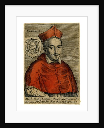 Cardinal Alexander Perett by Anonymous