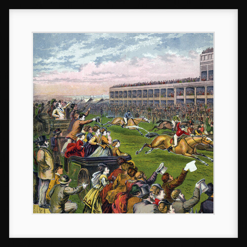 Horse race by Anonymous