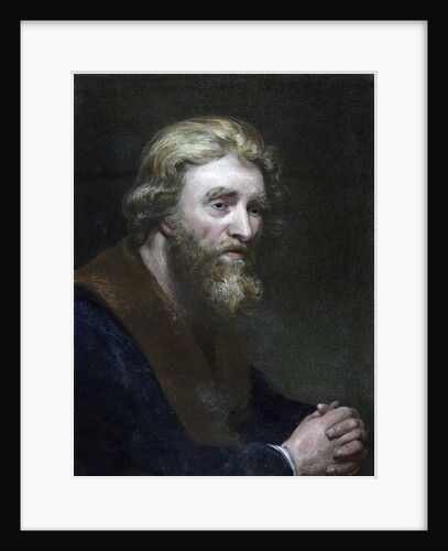 Portrait of a bearded man by Richard James Lane