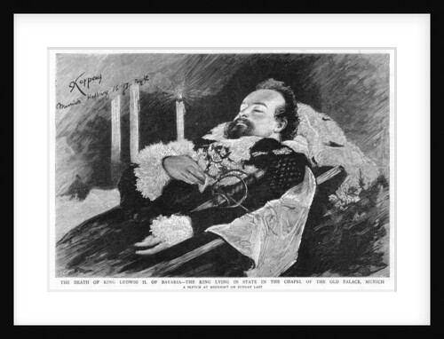 The death of King Ludwig II of Bavaria by Anonymous