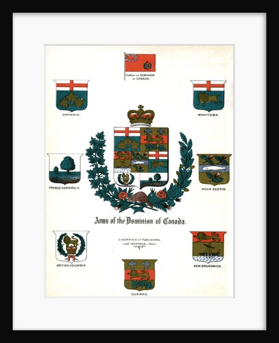 Coats of arms and flags of Canada by Anonymous