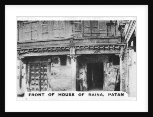 House of Baina, Patan, India by Anonymous