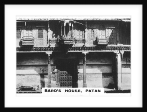 Bard's house, Patan, India by Anonymous