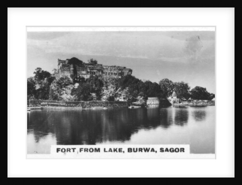 Fort from the lake, Burwa, Sagor, India by Anonymous