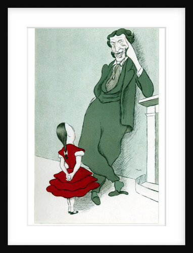 Matthew Arnold (1822-1888) and his niece by Max Beerbohm