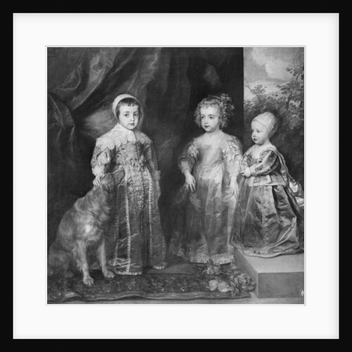 The three sons of Charles I, King of England by Anthony van Dyck