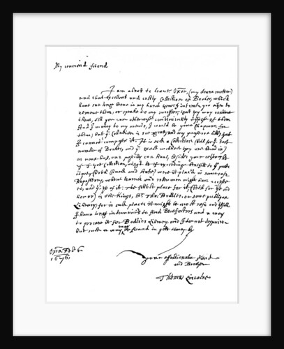 A letter written by Thomas Lincoln by Anonymous