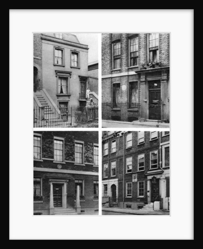 Four London houses of famous men, London, 1926-1927.  TEXT CUT OFF by McLeish