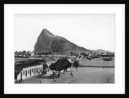 The Rock of Gibraltar from La Linea Bull Ring, Spain by VB Cumbo