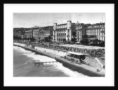 Le Palais de la Mediterranee on Promenade des Anglais, Nice, South of France by Anonymous