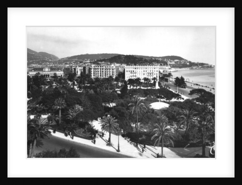 View of Albert I Gardens, Nice, South of France by Anonymous