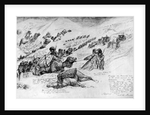 Russians bringing up guns and ammunition for the assault at Erzrum by Stuff