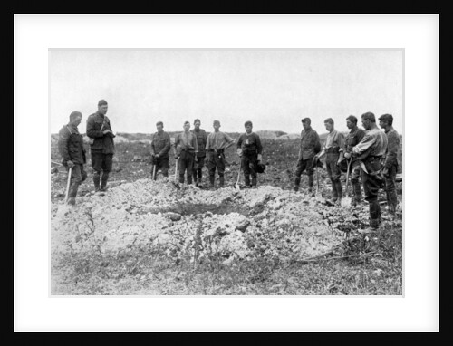 Funeral on the Western Front, First World War by Anonymous