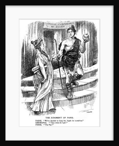 'The Judgment of Paris', the Paris Conference, First World War, March-June 1916 by Anonymous