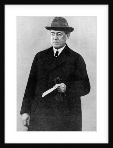 President Woodrow Wilson, First World War by Anonymous