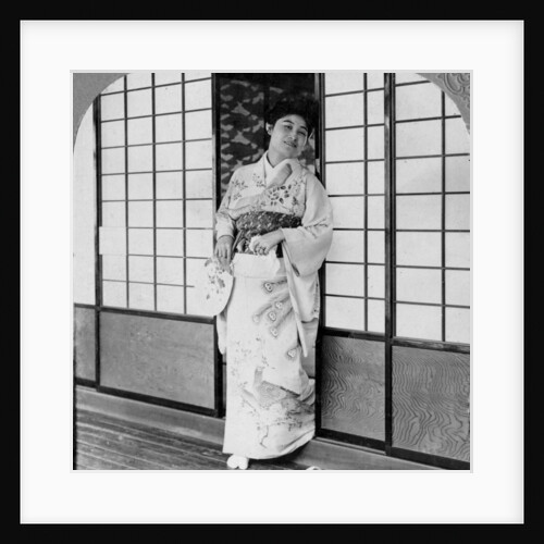 A tea house girl by Erdmann & Schanz