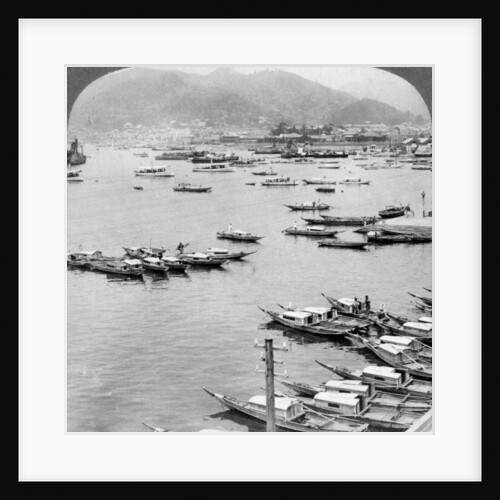 Looking north over vessels in the port of Nagasaki, Japan by Underwood & Underwood