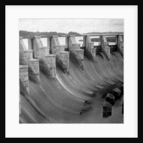 The spillway, Gatun Lock, Panama Canal, Panama by J Dearden Holmes