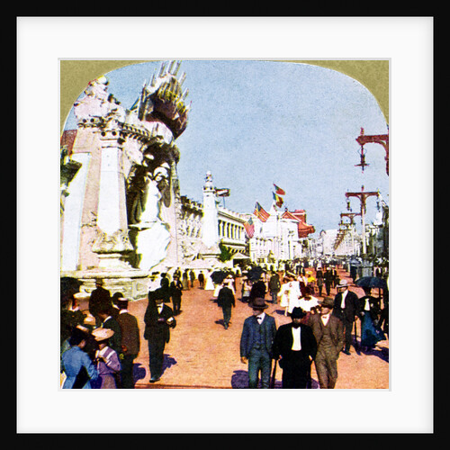 General view of the Pike at the World Fair, St Louis, Missouri, USA by Anonymous