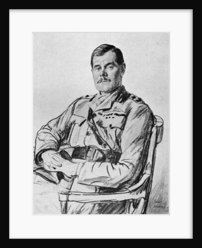 Major-General Sir HM Trenchard, British military commander by Francis Dodd