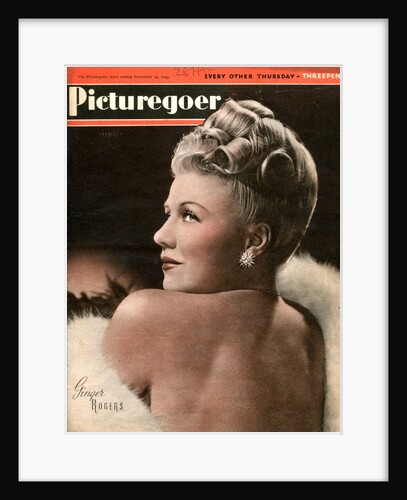 Ginger Rogers (1911-1995), American actress by Anonymous