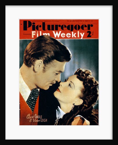 Clark Gable (1901-1960) and Vivien Leigh (1913-1967), actors by Anonymous