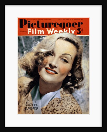 Carole Lombard (1908-1942), American actress by Anonymous