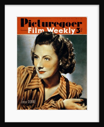 Irene Dunne (1898-1990), American actress by Anonymous