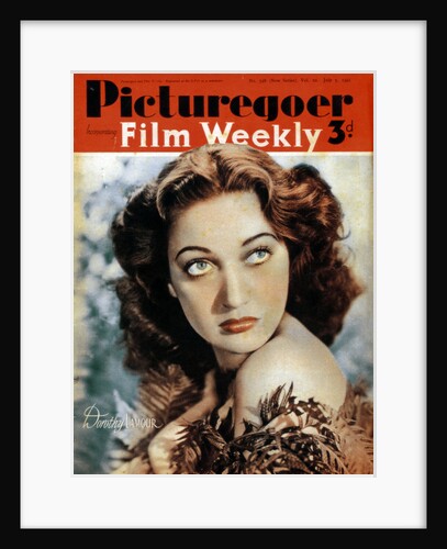 Dorothy Lamour (1914-1996), American actress by Anonymous