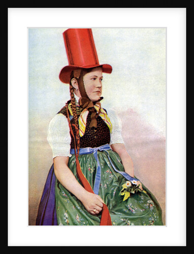 A forest maiden in her Sunday frock by Georg Haeckel