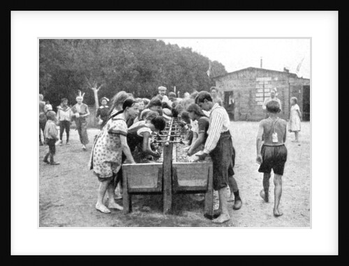 Washing-up at a juvenile summer holiday camp, Germany by Otto Haeckel