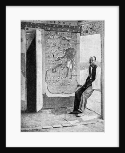 On the threshold of a voodoo temple, Haiti by Anonymous