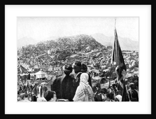 Pilgrims performing the 'Wukuf', Mount Arafat, Saudi Arabia by Anonymous