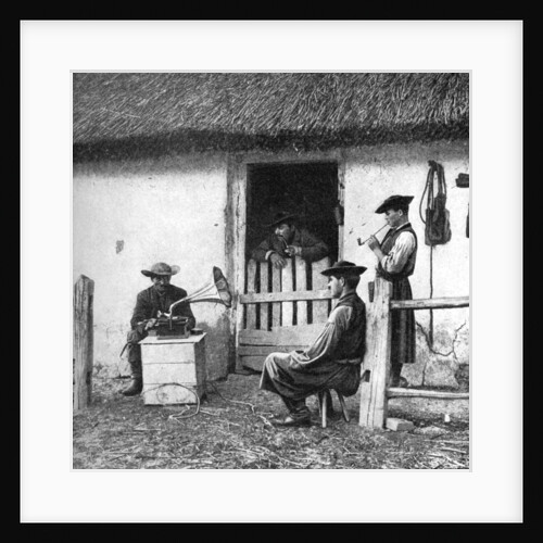 Leisure time for cowherds, Hungary by AW Cutler